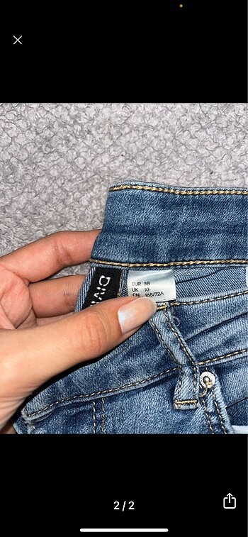 H&M h&m dar paça kot pantolon