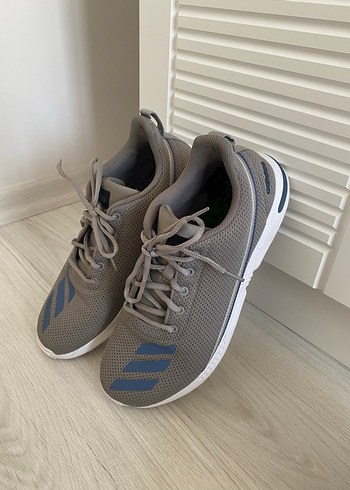 Gri Bağcıklı Erkek Spor Ayakkabı - Görsel 5