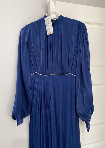 Janjan Kumaş Tesettür Abiye - Görsel 2