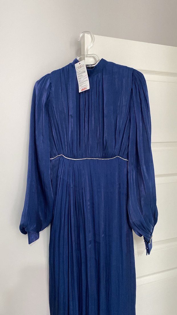 Janjan Kumaş Tesettür Abiye - Görsel 2