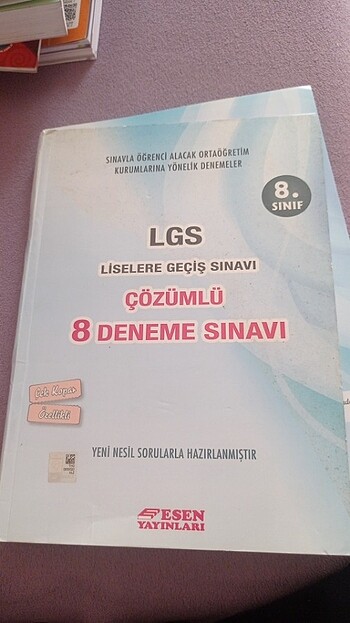 8 sınıf lgs çözümlü test kitabı 