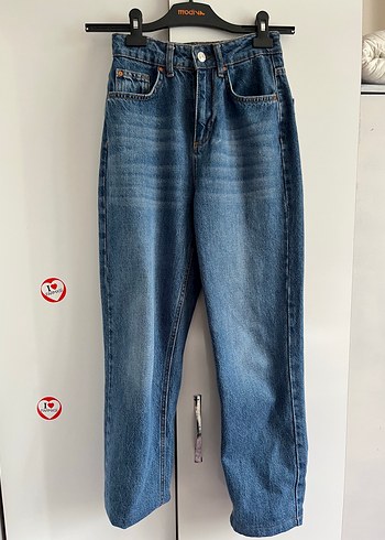 32 Beden mavi Renk Mavi Regular Fit Kadın Kot Pantolon