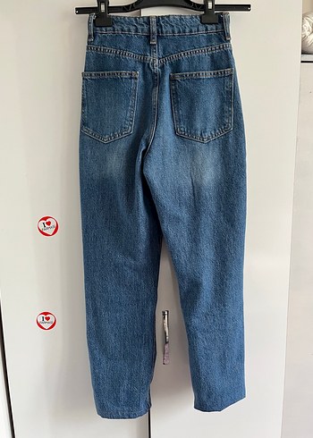 32 Beden Mavi Regular Fit Kadın Kot Pantolon