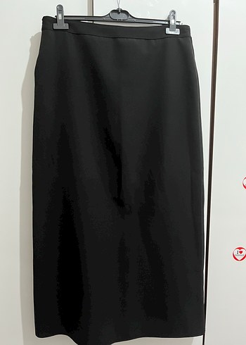 44 Beden siyah Renk Siyah Kadın Uzun Kalem Etek