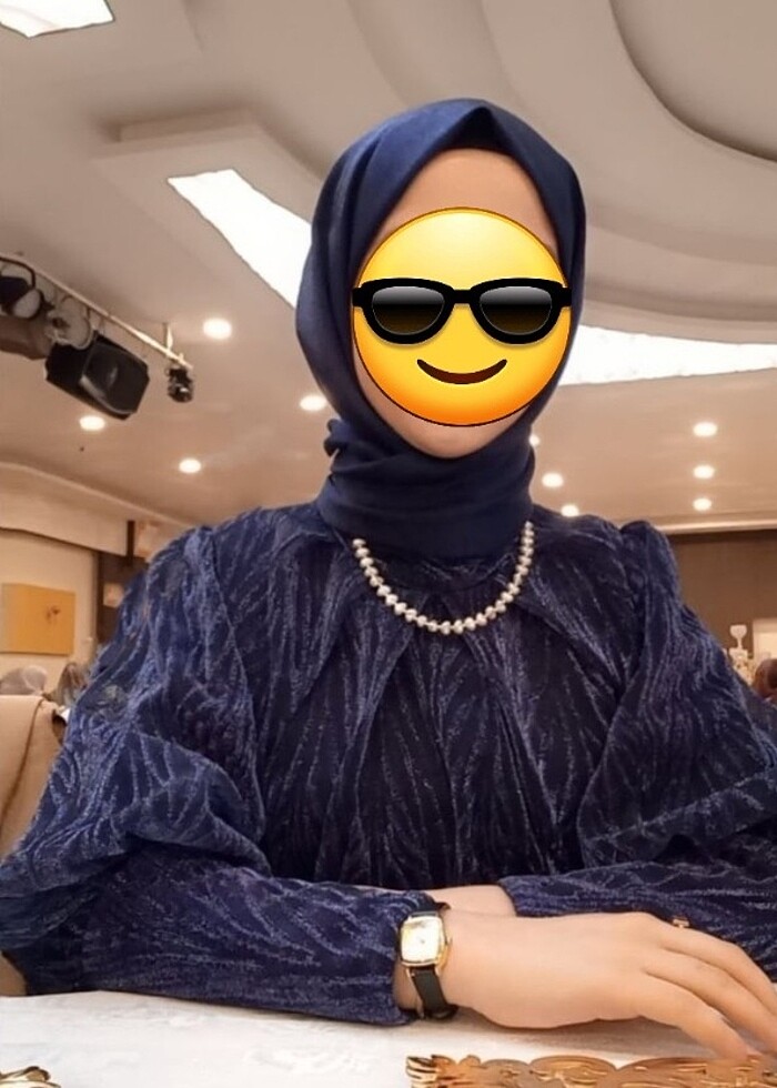 LACİVERT SİMLİ ABİYE - Görsel 2