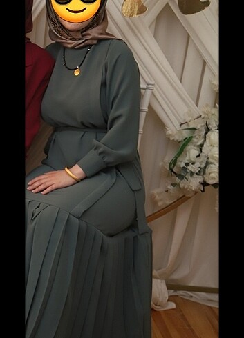 KREP ABİYE ELBİSE - Görsel 3