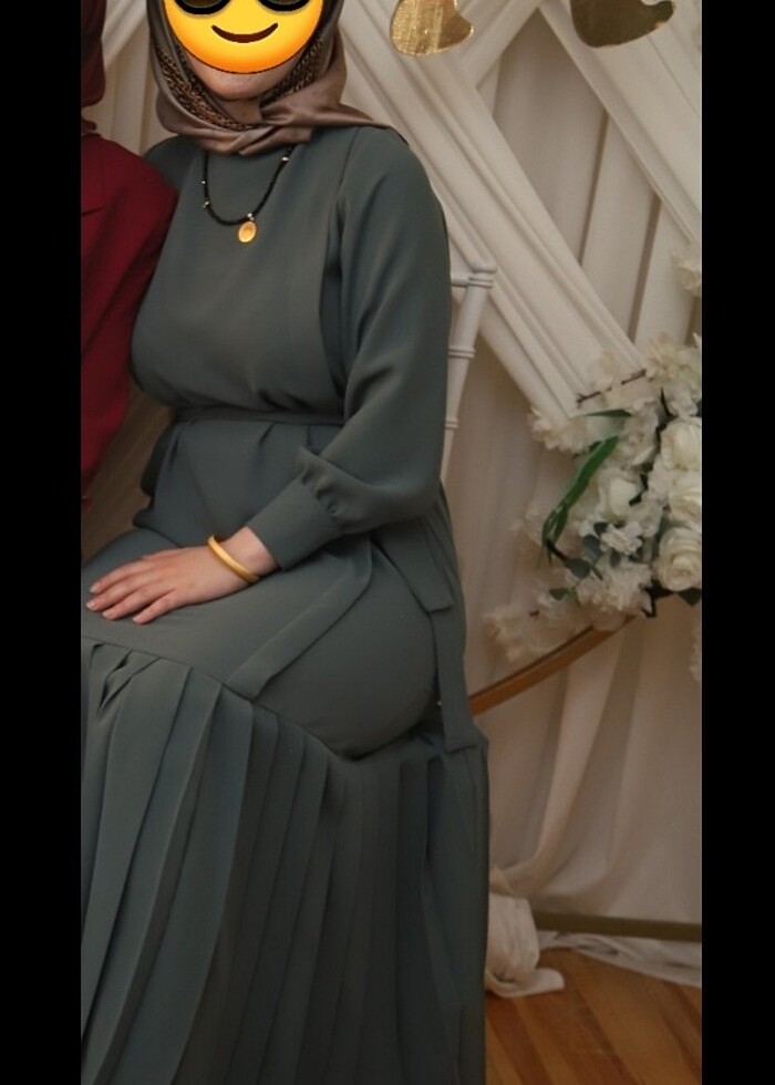 KREP ABİYE ELBİSE - Görsel 3