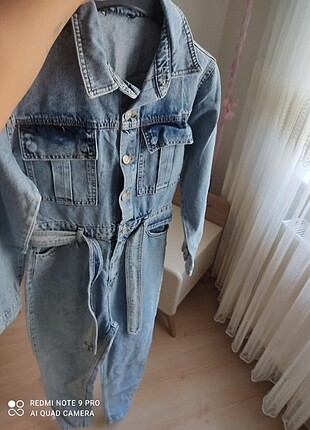 Kadın kot tulum Trendyol markası 30 32 beden