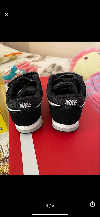 23 Beden siyah Renk Nike çocuk spor ayakkabı