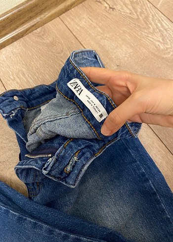 Mavi Normal Boy Rahat Kesim Kadın Kot Pantolon - Görsel 3