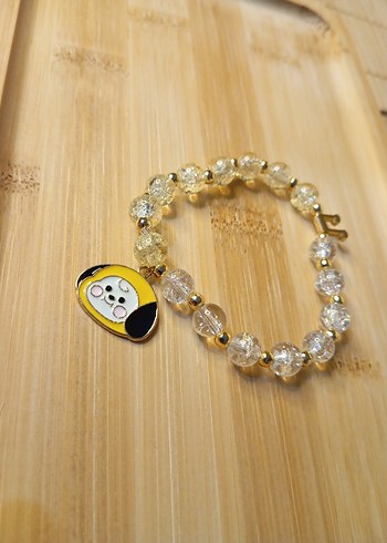 Kore K pop BTS el yapımı bileklik - Görsel 2