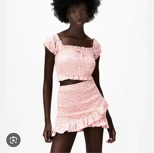 Zara zara crop hiç giyilmedi