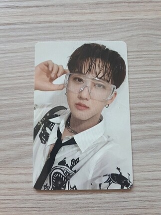 changbin christmas evel photocard 