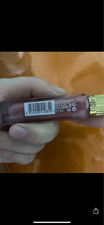 Beden bourjois rouge velvet ink 04 ruj
