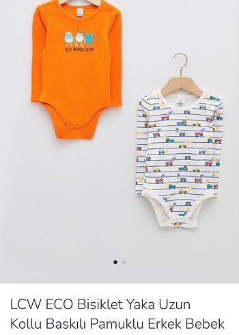 LCW ECO Erkek Bebek Uzun Kollu Baskılı Body