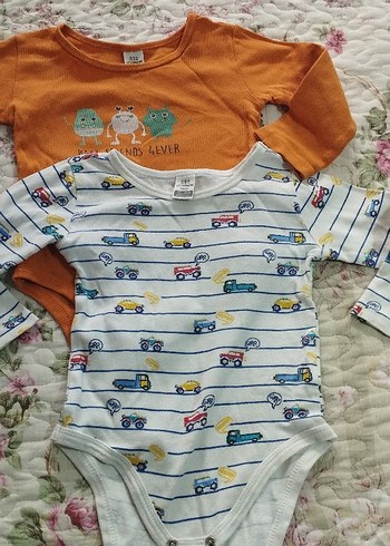 LC Waikiki LCW ECO Erkek Bebek Uzun Kollu Baskılı Body