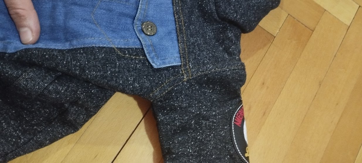 Kapüşonlu Fermuarlı Erkek Bebek Kot Tulum - Görsel 5