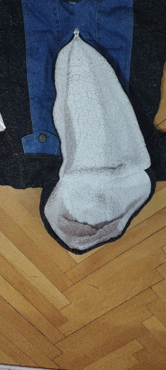 Kapüşonlu Fermuarlı Erkek Bebek Kot Tulum - Görsel 3