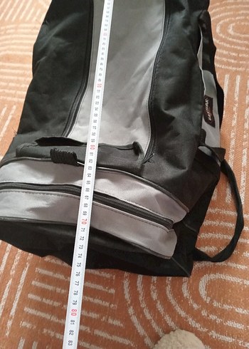 Gri Fermuarlı Erkek Spor Çantası - Görsel 3