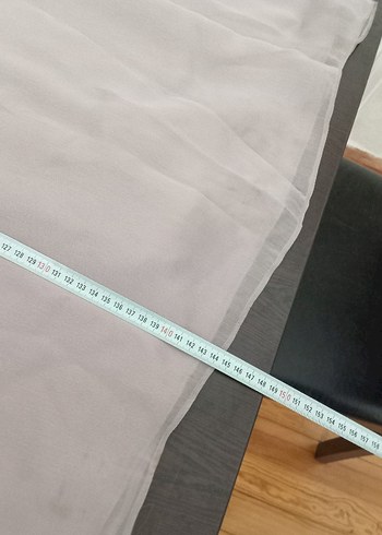 Bej V Yakalı Uzun Kadın Elbise - Görsel 8