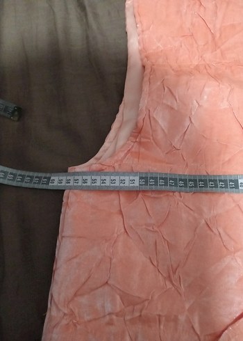 turuncu  Fermuarlı Salaş Kadın Yelek - Görsel 5