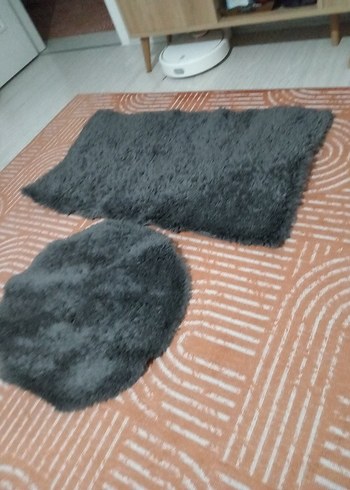 Gri Banyo Paspası Takımı - Görsel 2