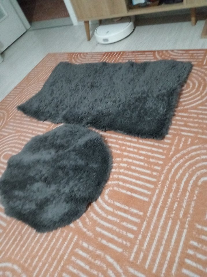 Gri Banyo Paspası Takımı - Görsel 2