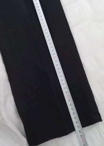 Siyah Kadın Kumaş Pantolon uzun  Boyda sıfır pantolon - Görsel 6