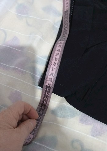 Siyah Kadın Midi Kumaş Pantolon - Görsel 4