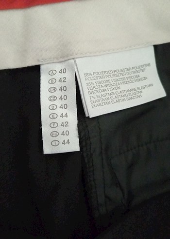 Siyah Kadın Midi Kumaş Pantolon - Görsel 3