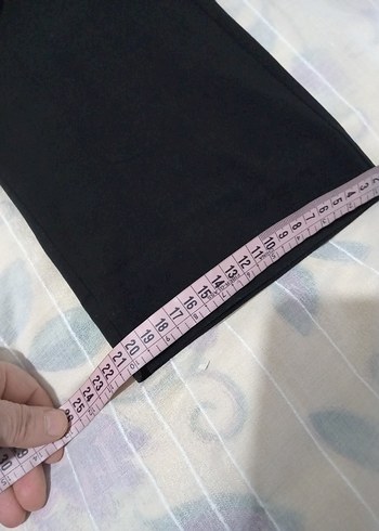 Siyah Kadın Midi Kumaş Pantolon - Görsel 6