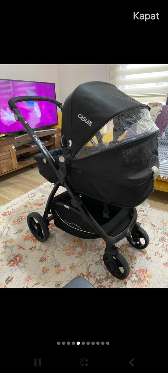 Siyah Bebek Arabası - Görsel 5