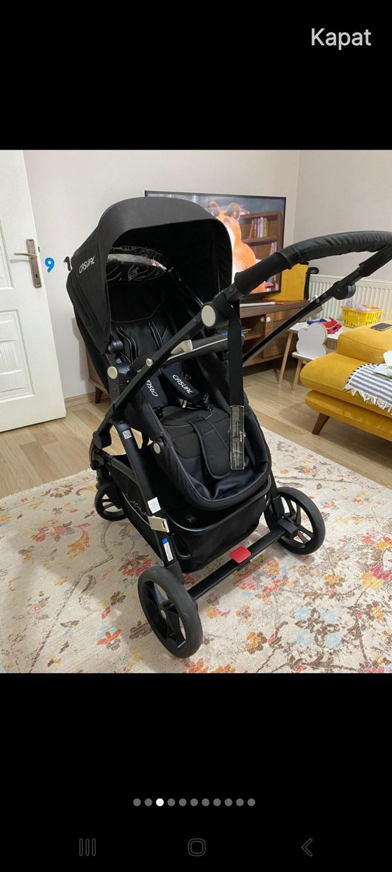 Siyah Bebek Arabası - Görsel 3