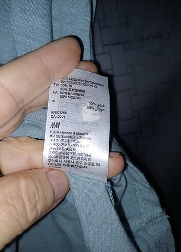 H&M H&M kolsuz bluz sifir