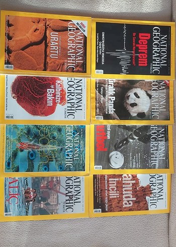  Beden National Geographic Dergi Seti 1995-2007