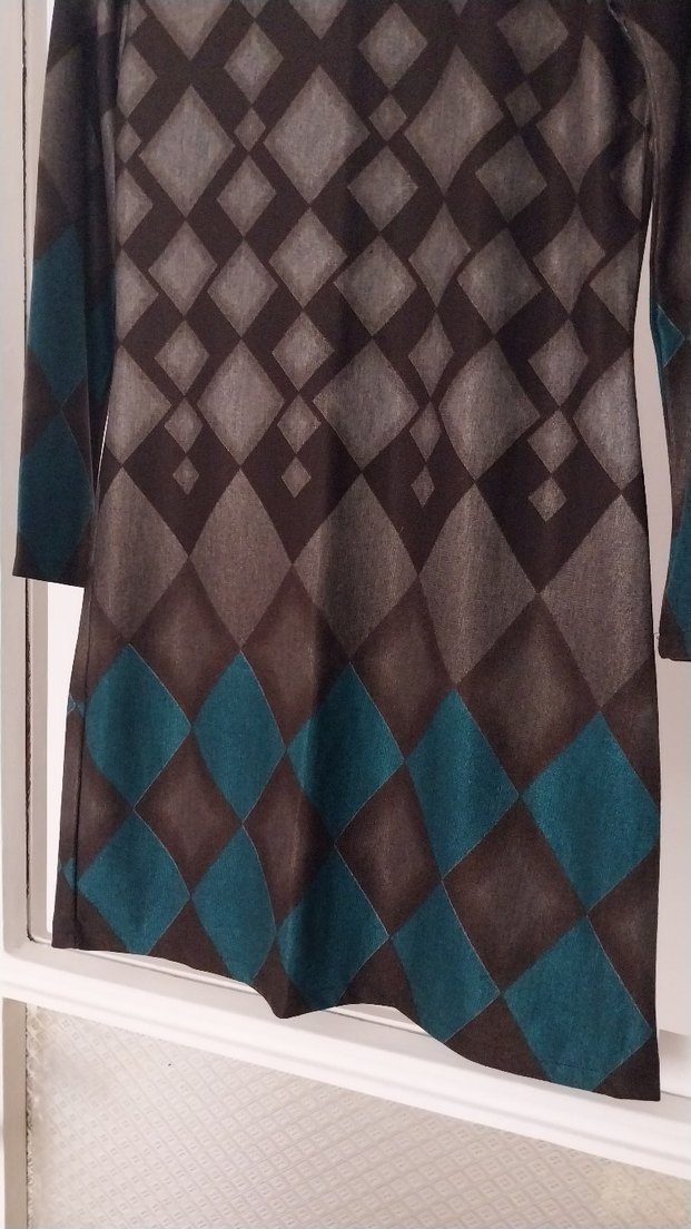 Uzun Kollu Midi Elbise - Görsel 2