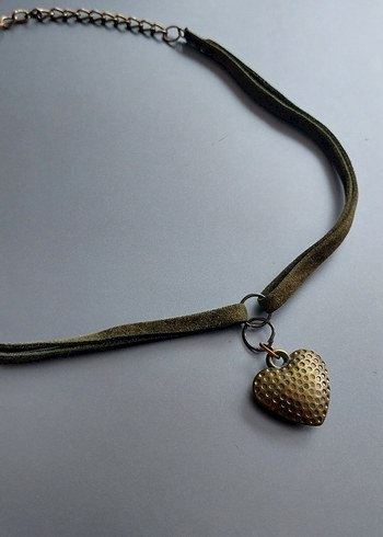 American Vintage Bohem Zincir Detaylı Vintage Kalp Kolye