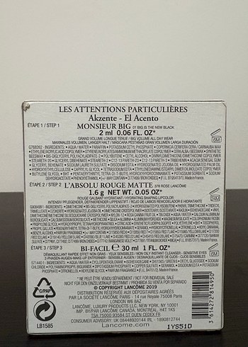 Lancôme Les Attentions makyaj Seti - Görsel 3