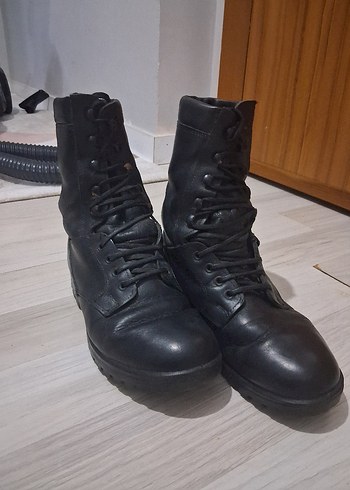 Kilitli Siyah Kamuflaj Erkek Bot - Görsel 2