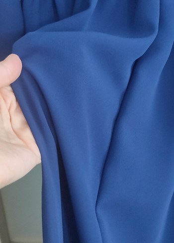 LACİVERT ELBİSE - Görsel 5