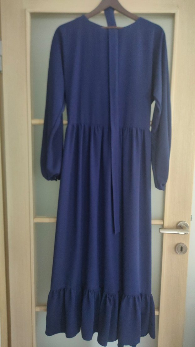 LACİVERT ELBİSE - Görsel 2