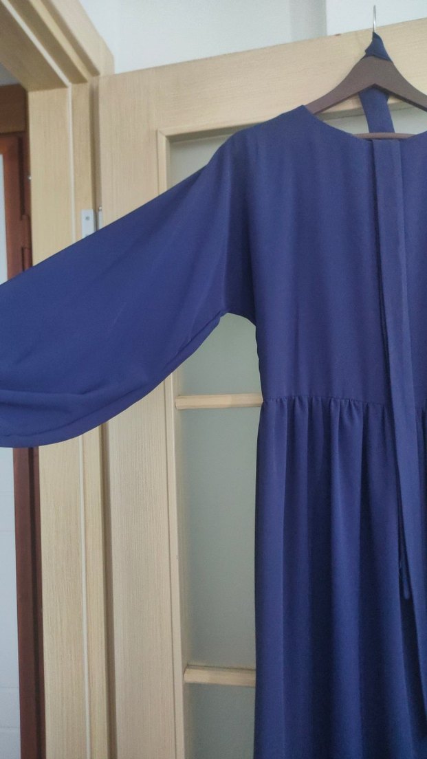 LACİVERT ELBİSE - Görsel 3