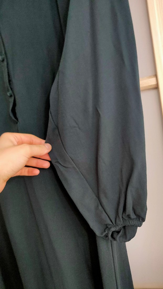 ZÜMRÜT YEŞİLİ ELBİSE - Görsel 2