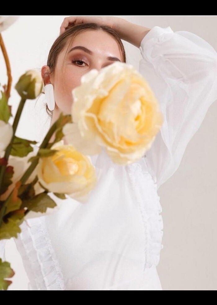 Beyaz M / 38 TouchePrive Gelinlik - Görsel 5