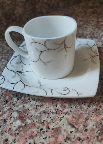 Porselen tencere fincan  - Görsel 5