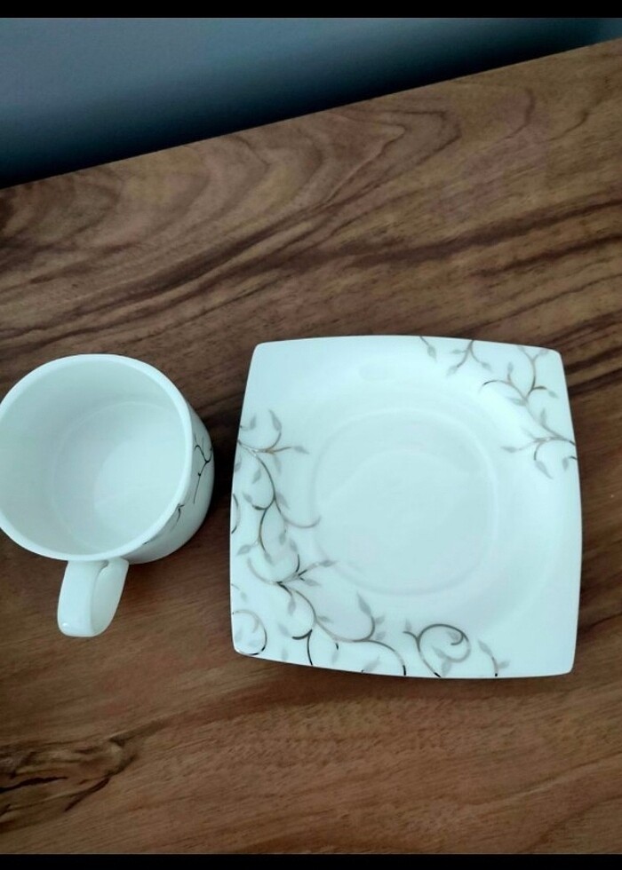 Porselen tencere fincan  - Görsel 3