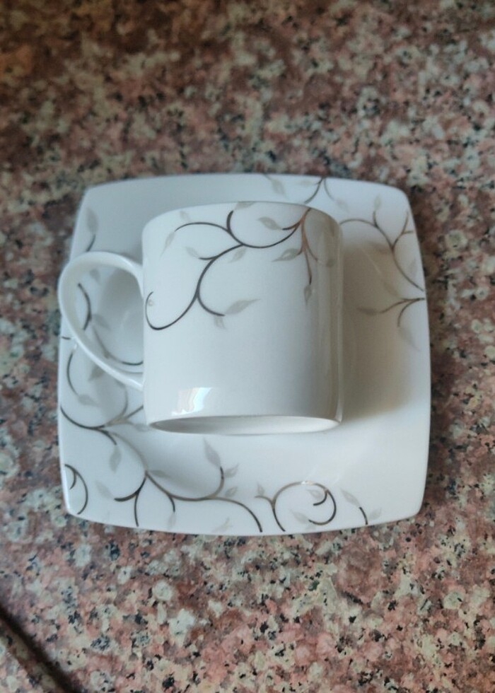 Porselen tencere fincan  - Görsel 4