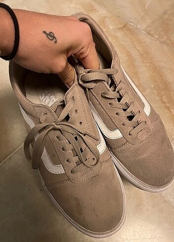 38,5 Beden camel Renk vans ayakkabı