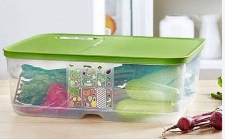 Tupperware sera 9.9 Lt en büyük boy 10 Lt