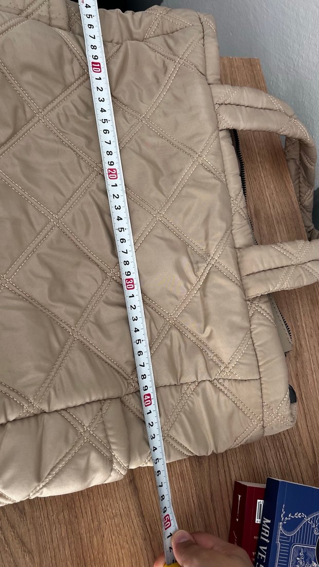 Bej Kapitone Kadın Çanta - Görsel 5